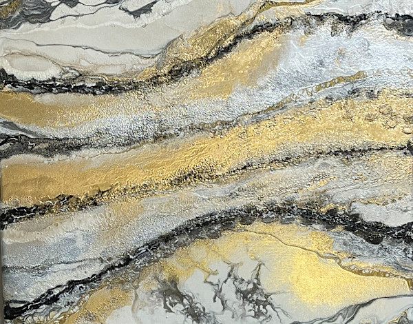 Luminescent - Gallery Wrapped Canvas with Black Frame by Beth Miller