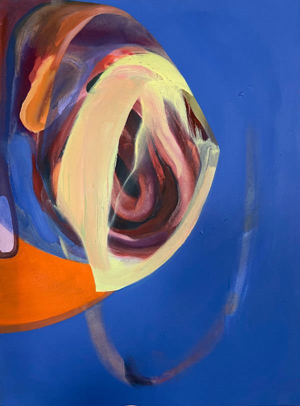 Blue Oval by Odelia Forman, Image 1.