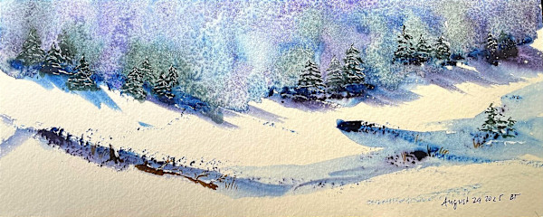 Aurora in Winter by Bronwyn Teixeira