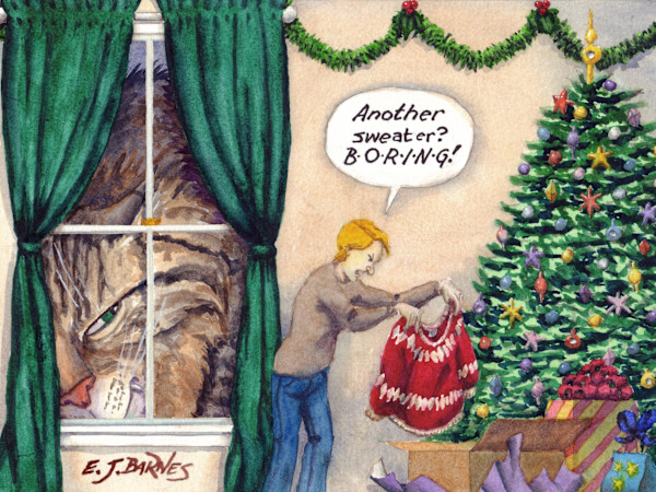 The Yule Cat Is Watching You by E. J. Barnes