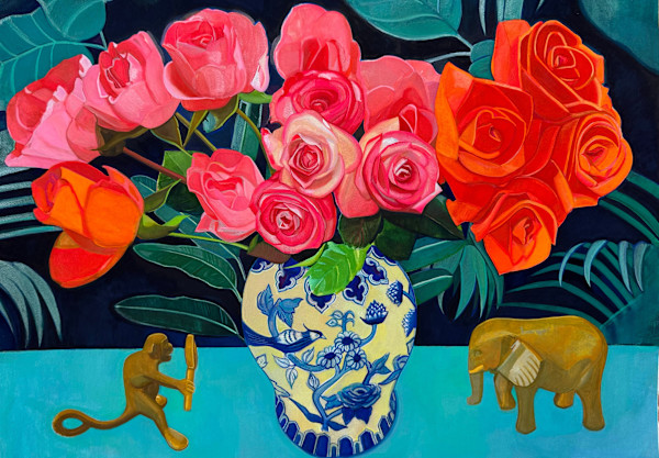 Elephant Roses by Kathleen Brewster