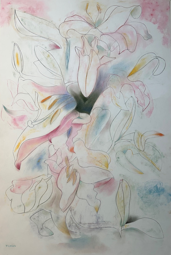 A Drawing About Drawing Flowers by William Flynn