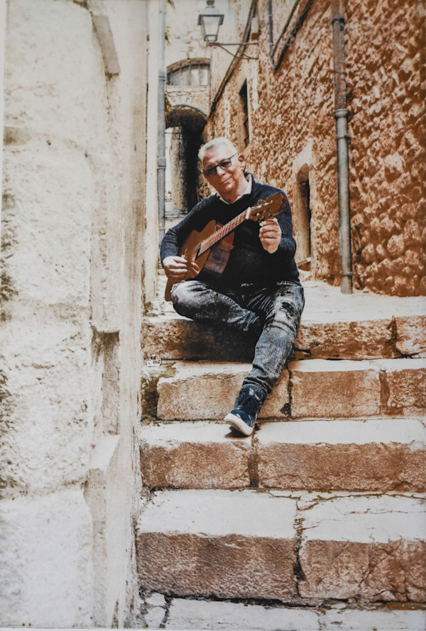 Guitar Man in Barcelona by Judy Bergman Hochberg