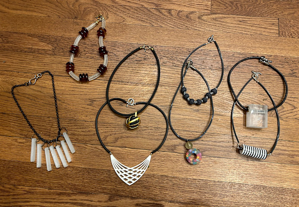 necklaces by Rita Freed