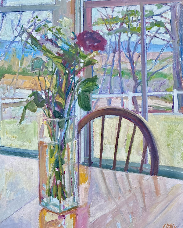 Flowers and View by Jill Pottle