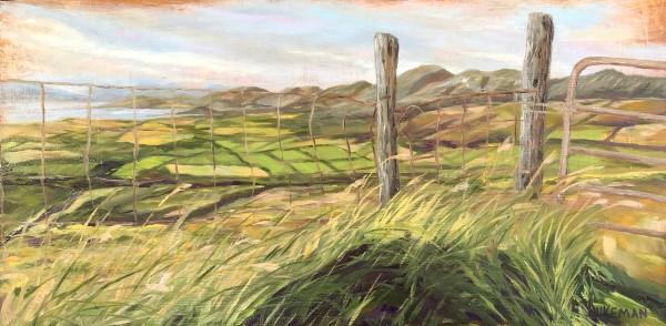 Grids of Green by Margaret Fischer Dukeman