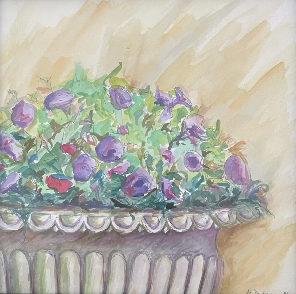 Violas at St. Stephens Green by Margaret Fischer Dukeman