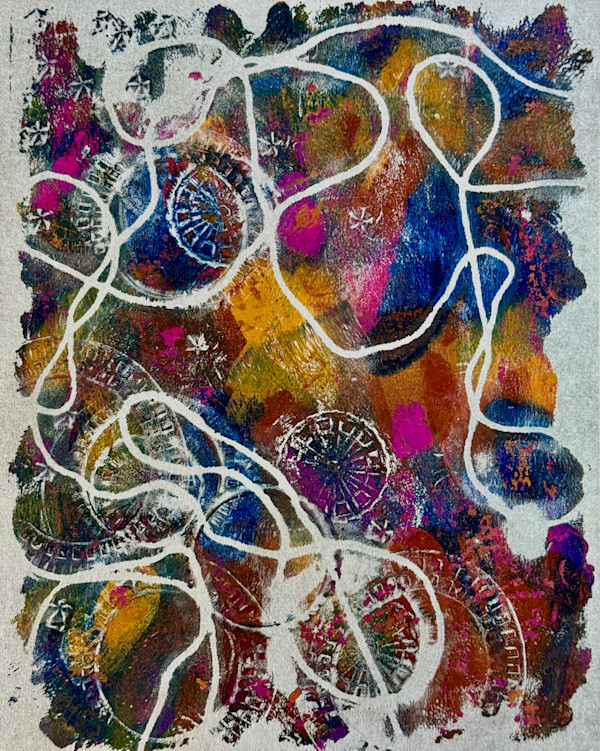 Veiled Radiant Paths of Currents by Margaret Fischer Dukeman, Image 1.