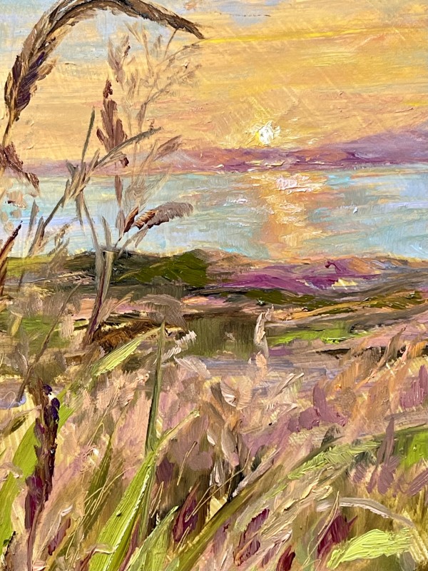 Sunset over Mt. Gabriel by Margaret Fischer Dukeman
