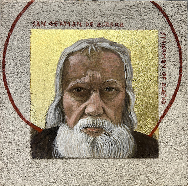 Saint Herman of Alaska of PM - Buon Fresco Icon by iLia Fresco, Image 1.
