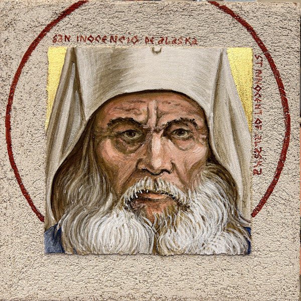 Saint Innocent of Alaska - Buon Fresco Icon by iLia Fresco, Image 1.
