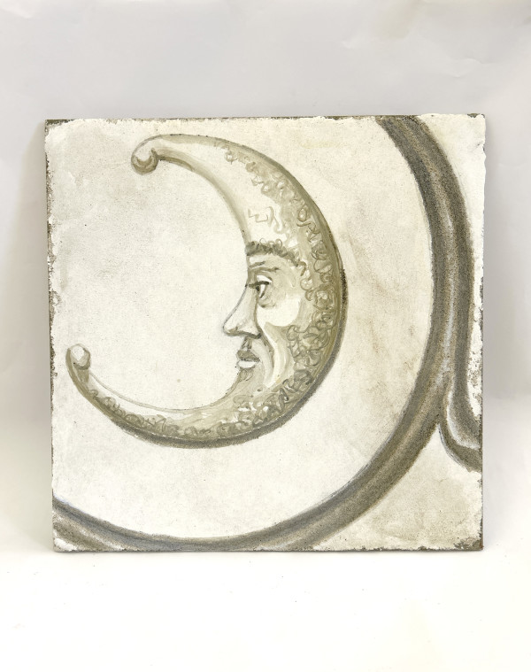 The Crescent Moon – Fresco Fragment by iLia Fresco