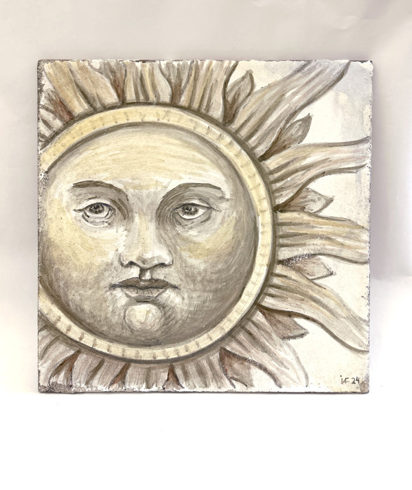 The Sun – Fresco Fragment by iLia Fresco