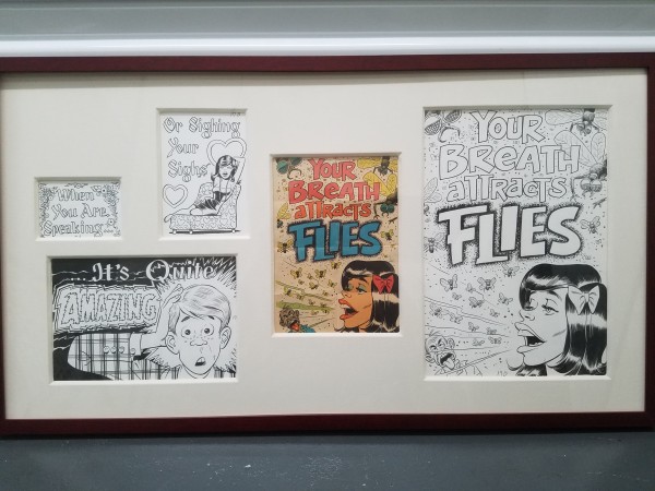 Topps Nasty Notes - original art by Wally Wood