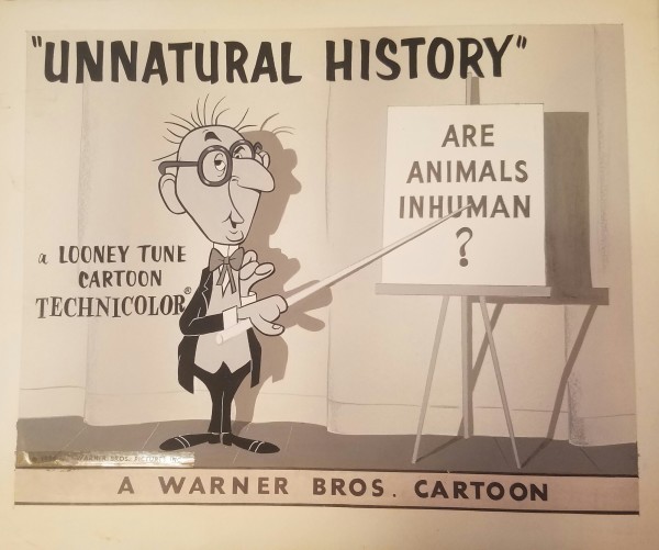 'Unnatural History' - lobby card artwork (1959) by Warner Bros. Animation