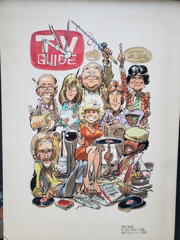 TV Guide cover by Jack Davis