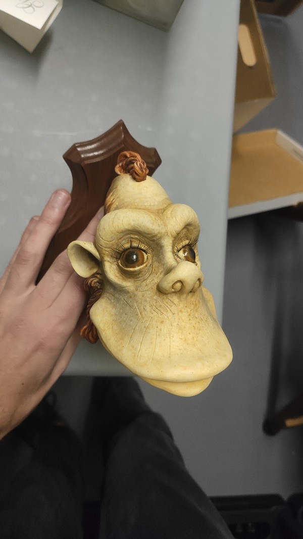 Orangutan Monkey Sculpture by Carl Turner