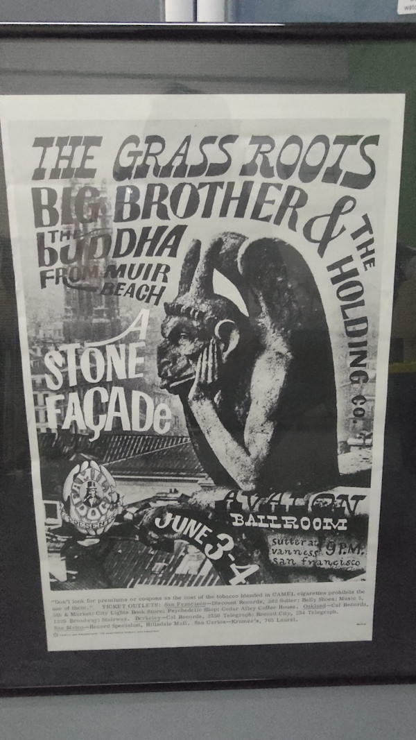 The Grass Roots Concert Poster Avalon Ballroom 1966 by Victor Moscoso