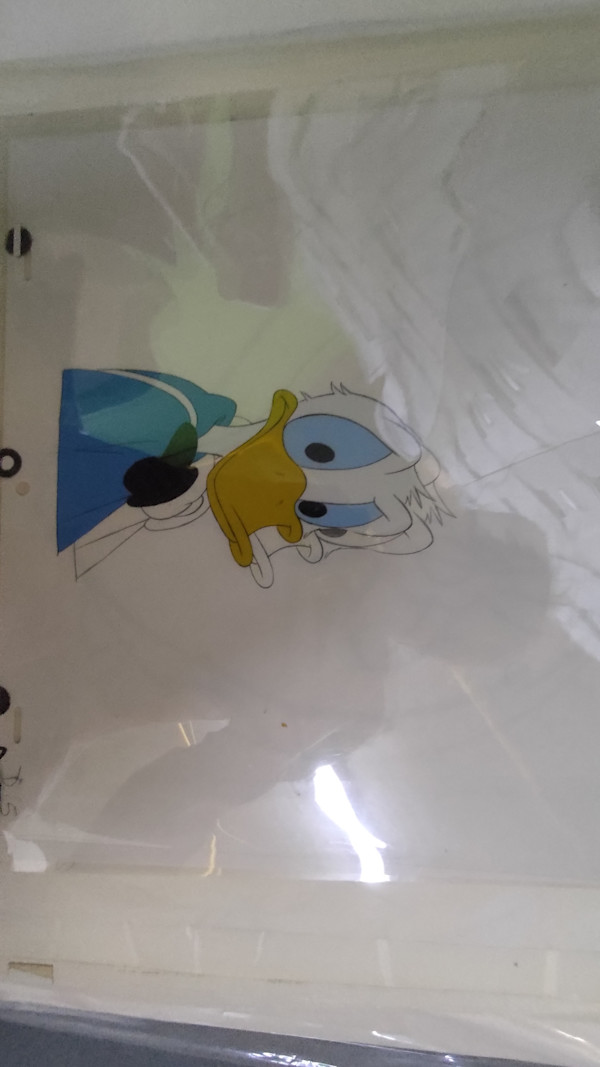 Donald Duck Animation Cel and sketch