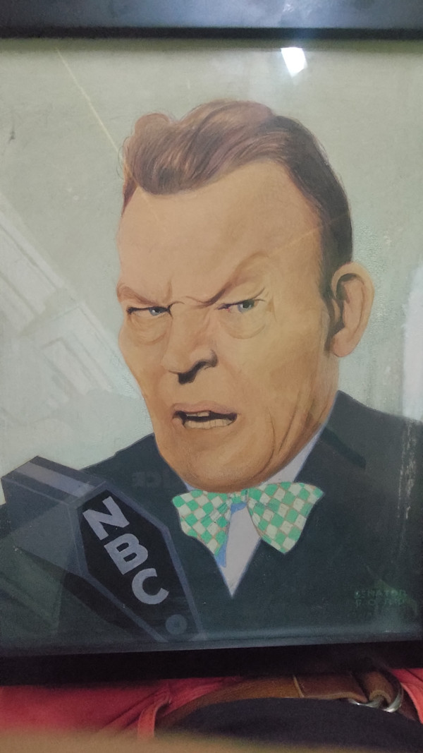 Fred Allen Portrait by "Senator" Ed Ford