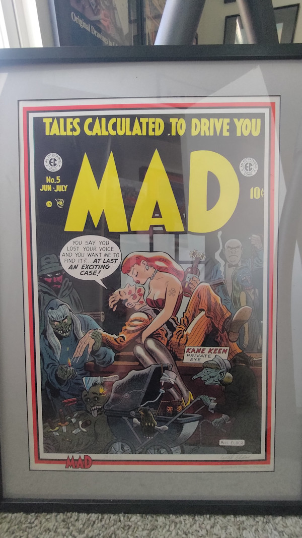 Mad cover print by Will Elder