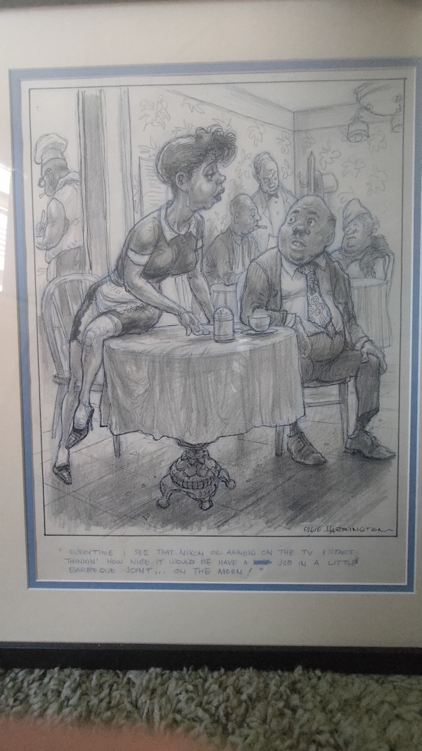 ...On the Moon! by Ollie Harrington