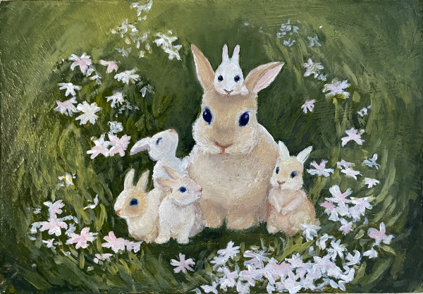 Bunny Cuddles by Lovetta Reyes-Cairo