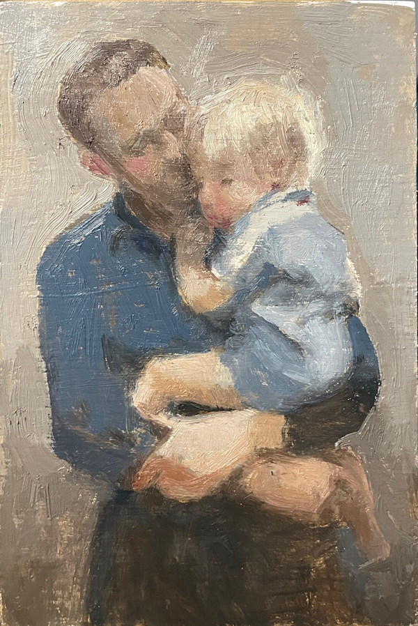 Father and Son by Lovetta Reyes-Cairo Fine Art