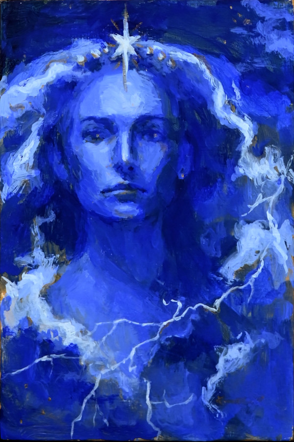 Storm (Blue) by Lovetta Reyes-Cairo