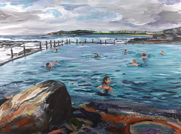 Mahon Pool Swimmers - Thalassotherapy by Rachel Rae