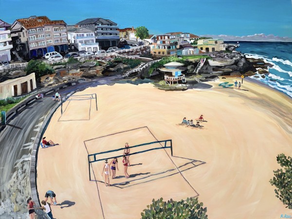 Tamarama Beach Volleyball by Rachel Rae