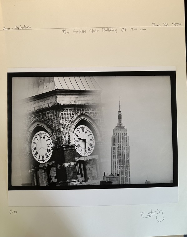 Time + Reflection The Empire State Building at 2:30pm by Buky Schwartz