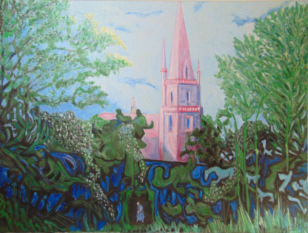 The Pink Church by Versonic-art