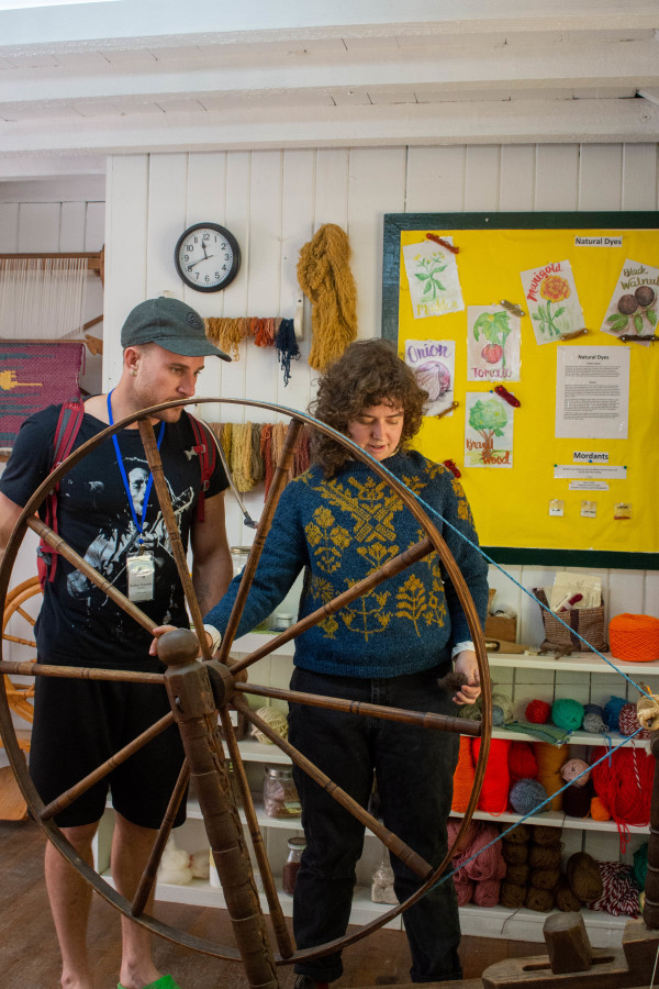 Emerging Traditional Artists Program Gathering at Pine Settlement School