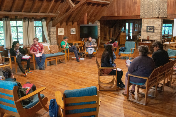 Emerging Traditional Artists Program Gathering at Pine Settlement School