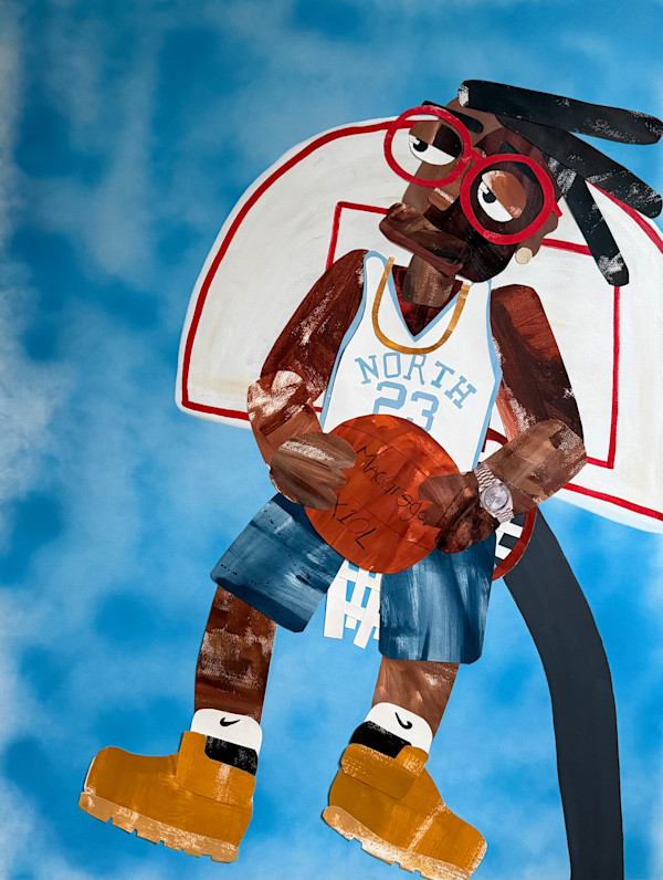 I’ll leave my footprints in the sky (Hoop dreams never die, No. 2) by Jess Owens-Young, Image 1.