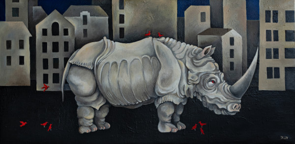 Ionesco's Rhinoceros by Elena Kochetkova