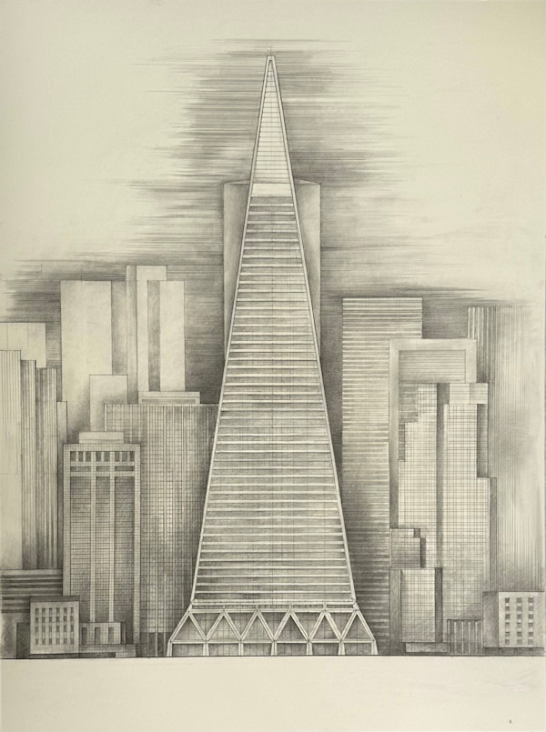 William Pereira, Transamerica pyramid SAN FRANCISCO by Elena Kochetkova