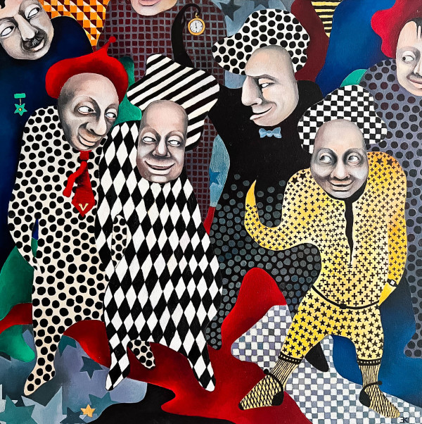 Clowns by Elena Kochetkova