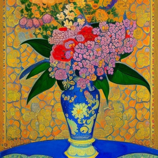 Modern Florals Study 88 by Karla Cohen