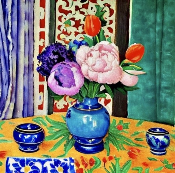 Modern Floral Study 28 by Karla Cohen