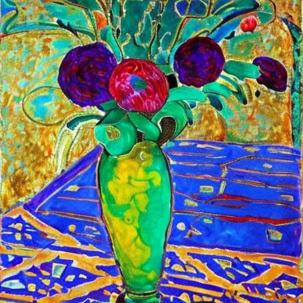 Modern Floral Study 28 by Karla Cohen