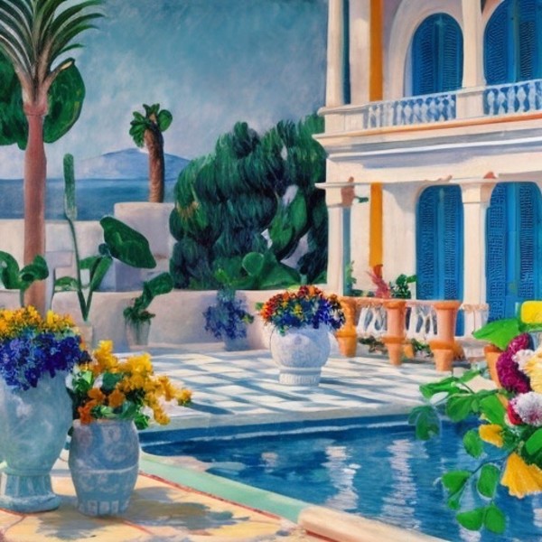 Mediterranean Afternoon by Karla Cohen