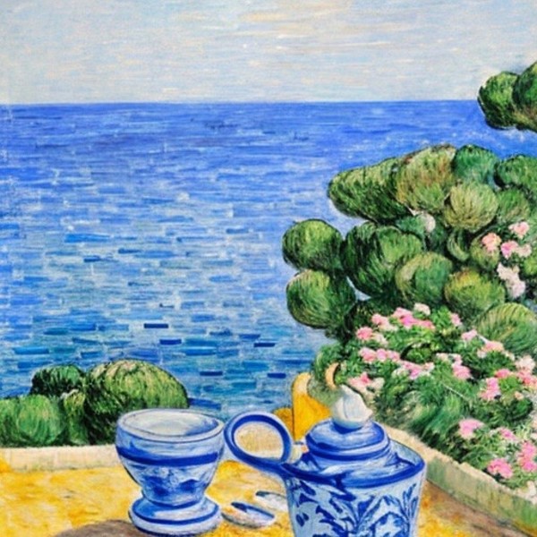 Seascape Study Greece by Karla Cohen