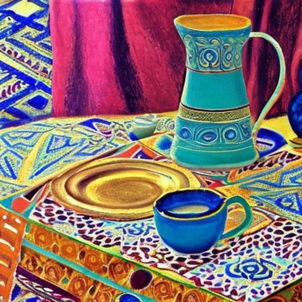 Moroccan Still Life by Karla Cohen