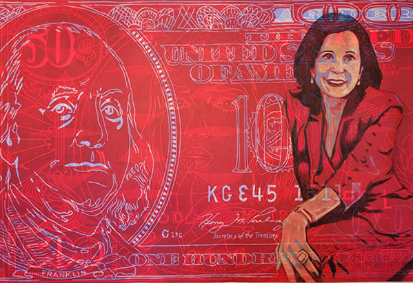 $100 Bill, Glenda Kane by Maricela Sanchez