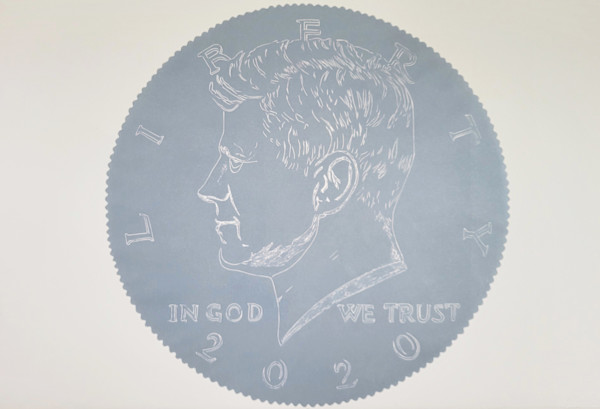 Half Dollar Coin II by Maricela Sanchez, Image 1.