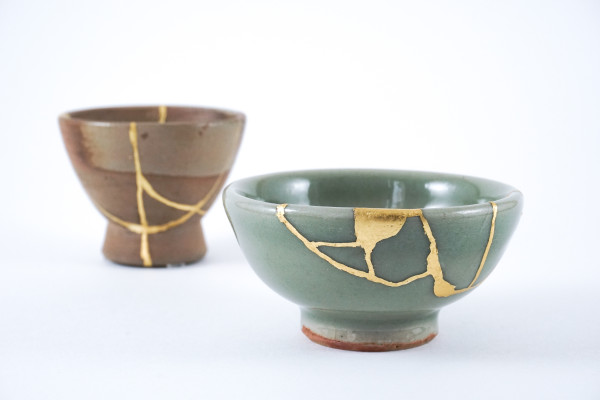 Green Kintsugi Bowl by Sam Love