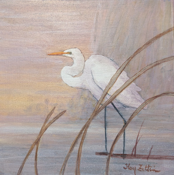 Great Egret by Floy Zittin