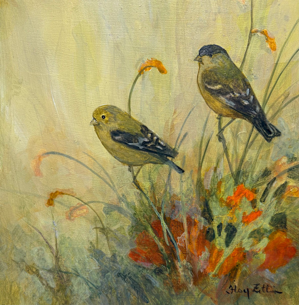 Lesser Goldfinch II by Floy Zittin, Image 1.